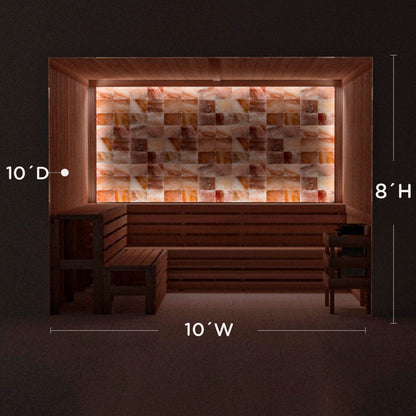 Himalayan Salt Home Sauna Kit Perimeter Lighting