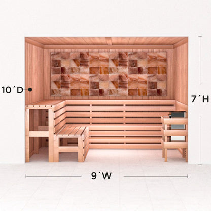 Precut Home Sauna Kit - Himalayan Salt Sauna - No Lighting