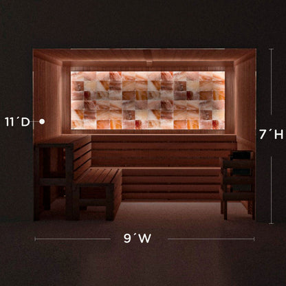 Himalayan Salt Home Sauna Kit Perimeter Lighting