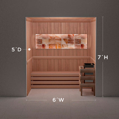 Himalayan Salt Home Sauna Kit Perimeter Lighting