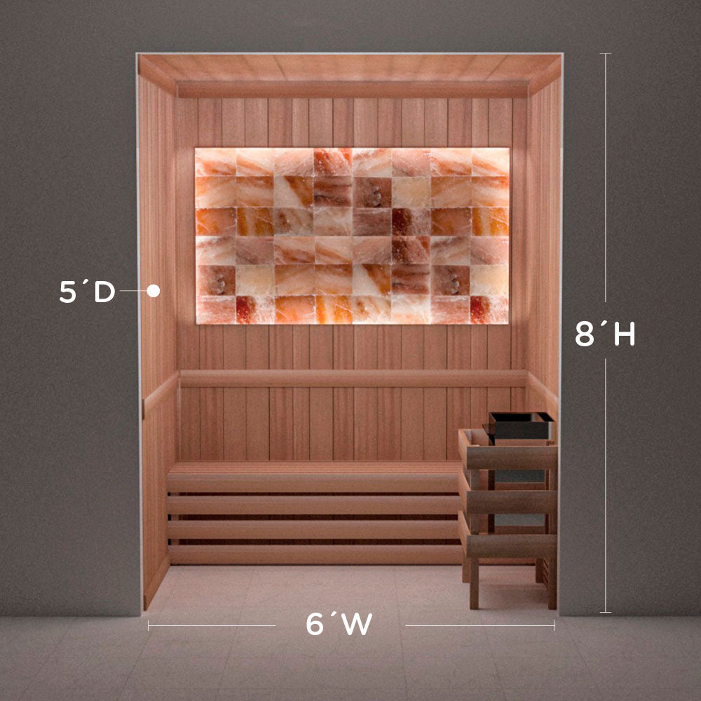 Himalayan Salt Home Sauna Kit Perimeter Lighting