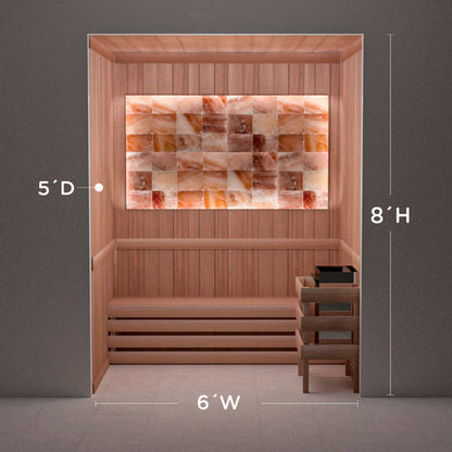 Himalayan Salt Home Sauna Kit Perimeter Lighting