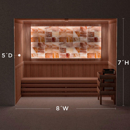 Himalayan Salt Home Sauna Kit Perimeter Lighting