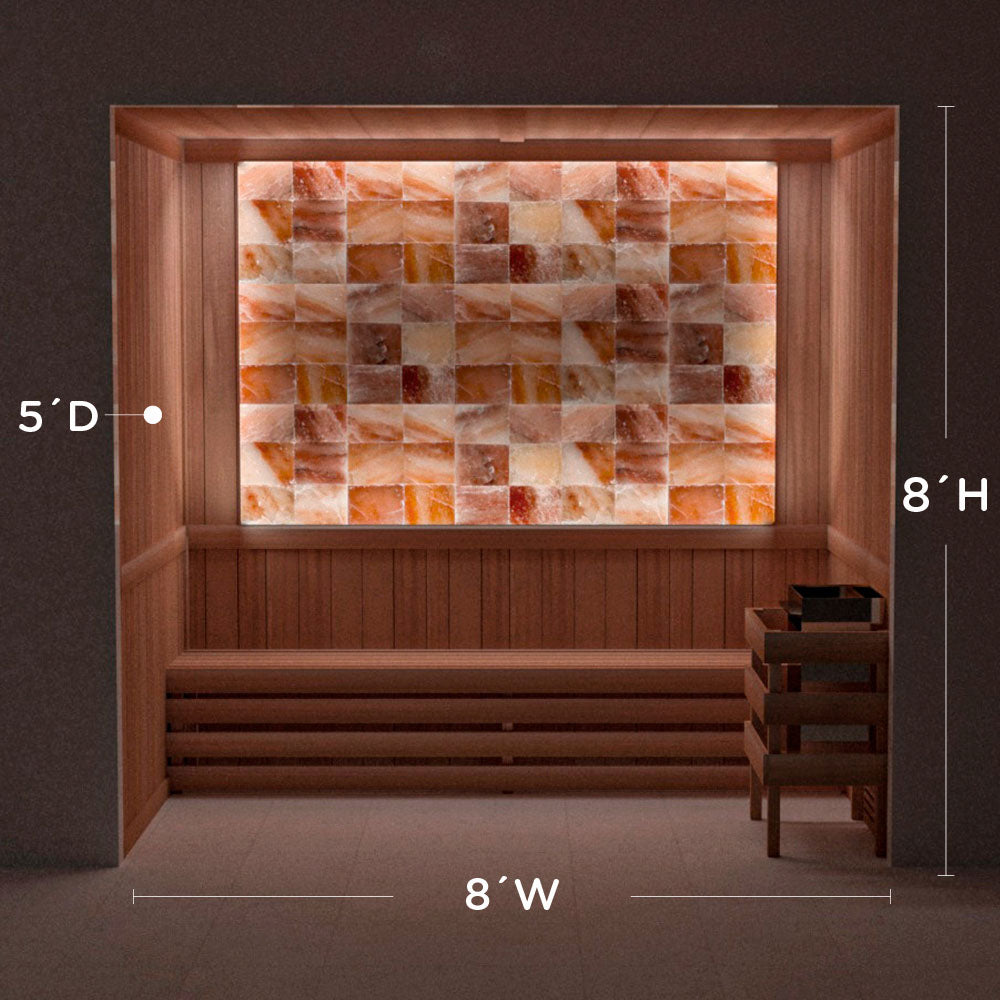 Himalayan Salt Home Sauna Kit Perimeter Lighting