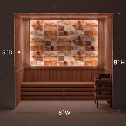 Himalayan Salt Home Sauna Kit Perimeter Lighting