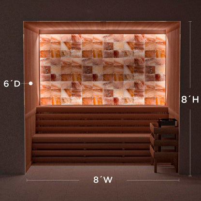 Himalayan Salt Home Sauna Kit Perimeter Lighting