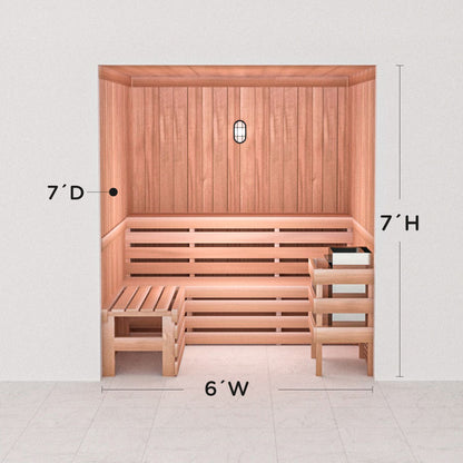 Precut Home Sauna Kit - by Scandia -  2 to 10 Person