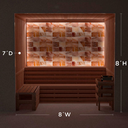 Himalayan Salt Home Sauna Kit Perimeter Lighting