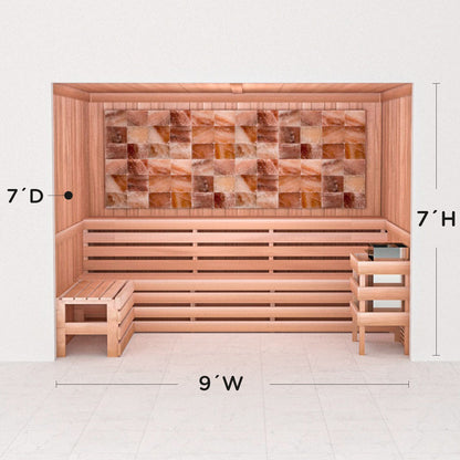 Precut Home Sauna Kit - Himalayan Salt Sauna - No Lighting