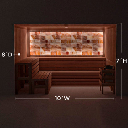 Himalayan Salt Home Sauna Kit Perimeter Lighting