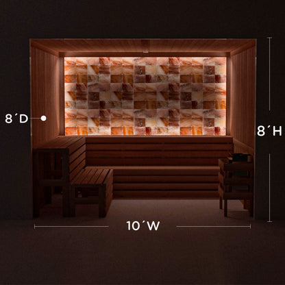 Himalayan Salt Home Sauna Kit Perimeter Lighting