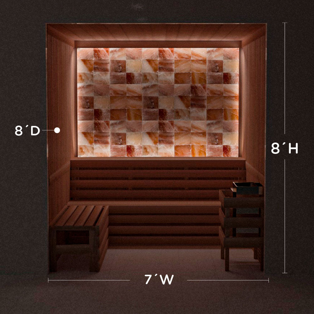 Himalayan Salt Home Sauna Kit Perimeter Lighting