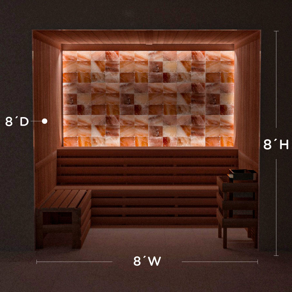 Himalayan Salt Home Sauna Kit Perimeter Lighting
