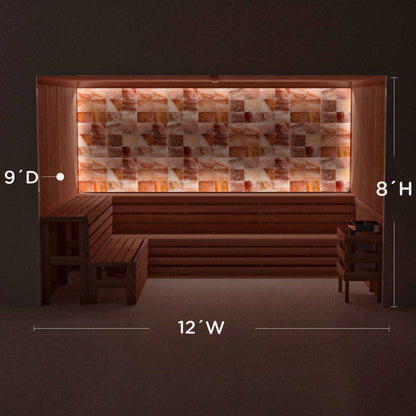 Himalayan Salt Home Sauna Kit Perimeter Lighting
