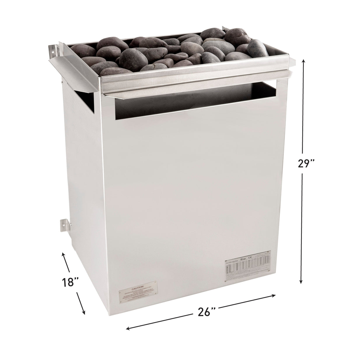 Scandia large electric sauna heater, 12.0 to 18.0 kW