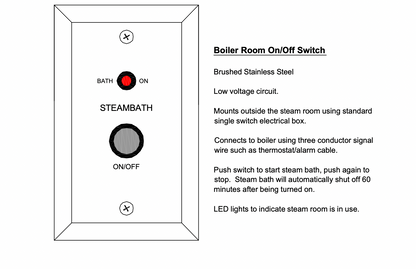 Amerec boiler room thermostat control, IT1 / IT2