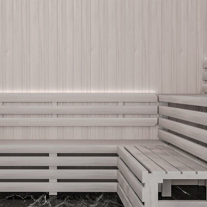 Hand Finished White Sauna for Sale