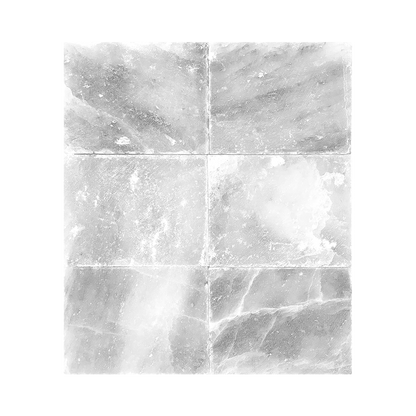 White Himalayan salt wall panel for saunas