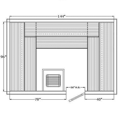 Avalon AP Indoor Sauna for 8+ People - Saunas.com