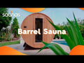 Traditional Barrel Sauna Kit with Electric Heater