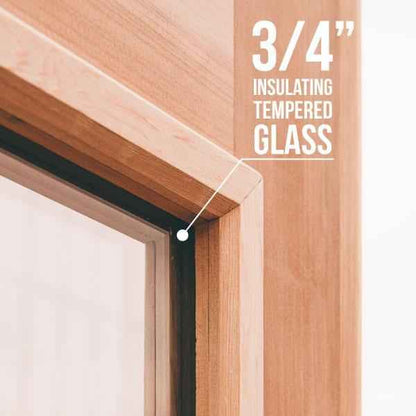 Western Red Cedar Sauna Door - Saunas.com