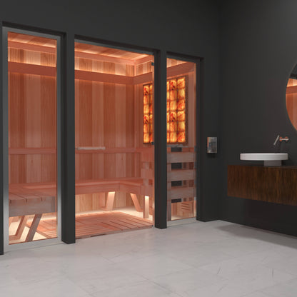 Scandia Himalayan Salt Sauna Kit for +8 People - Saunas.com