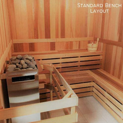 Scandia Indoor Pre-Cut Sauna for 4-8 People - Saunas.com